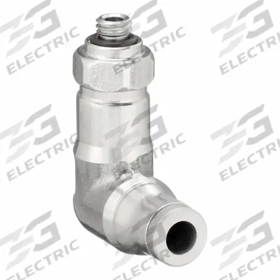 LEGRIS Push-Fit Elbow Fitting: 4 mm OD x 5 mm Pipe Size, Push-to-Connect x BSPP - Stainless Steel Tube Fittings