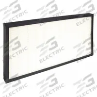 GRAINGER Minipleat Air Filter: 10 in x 20 in x 2 in, Synthetic, Plastic, No Header, MERV 14 (MPN 4YVD1). Key specifications — Brand: GRAINGER; Frame or Header Material: Plastic; Media Material: Synthetic.