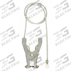 APPROVED VENDOR Bonding and Grounding Wire: C-Clamp/Hand Clamp, 10 ft, PVC, Clear (MPN 18240). Key specifications — Conductor Material: Carbon Steel; Connector Types: Hand Clamp; Clamp Opening Span: Hand Clamp 3/4 in; Brand: APPROVED VENDOR; Wire Length: 10 ft; Manufacturer Part Number: 18240.
