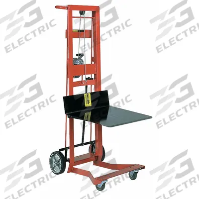 WESCO Platform Lift Truck: 750 lb, 5 3/4 in to 54 in, Steel, 30 in L x 22 in W Platform - Platform Lift Trucks