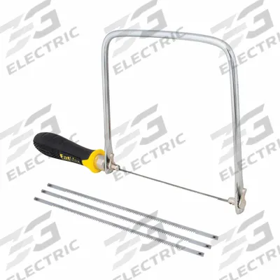 STANLEY Coping Saw: 6 1/2 in Blade Lg, Steel, 13 in Overall Lg, 6 - Coping Saws