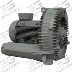 FUJI ELECTRIC High Pressure Regenerative Blower: 30 hp, 139 in wc Max Op Pressure, 76/44 A (MPN VFB3000-7W). Key specifications — attr49842: Three; attr49816: FUJI ELECTRIC; attr49813: VFB3000-7W; attr49822: 76/44 A; attr49827: Female; attr49830: MPT; attr49833: NPT; attr49845: 380/480V AC.