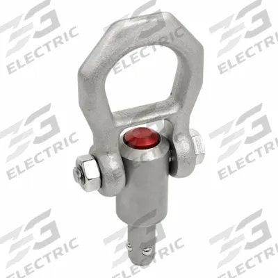 JW WINCO Quick-Release Hoist Ring: Stainless Steel, 607 lbf Load Limit - Corrosion-Resistant Quick-Release Pivot-Only Hoist Rings