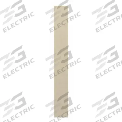 ASI GLOBAL PARTITIONS Partition Column: Plastic Polymer, Pebble, Cream, 82 in Ht, 10 in Wd - Pilasters for Bathroom Partitions