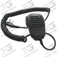 BANSHEE Speaker Microphone: Fits Kenwood, 3.5 mm Jack, 24 in Cord, Noise Cancelling, Waterproof (MPN CH-27). Key specifications — Compatible Radio Series: TK-3206; Color: Black; Radio Connector Type: 2-Pin; Brand: BANSHEE; Manufacturer Part Number: CH-27; Push To Talk: No.
