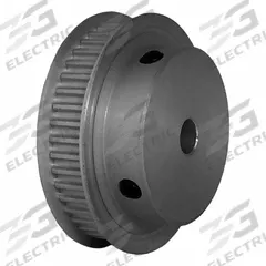 DAYTON Timing Pulley: Modified Curvilinear, Fixed, For GT Timing Belt Section, For 6 mm Belt Wd (MPN 44-3P06-6FA3). Key specifications — Brand: DAYTON; Finish: Clear Anodized; For Belt Series: Powerhouse®.