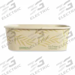 WORLD CENTRIC Carry-Out Food Container: Tan, Base Container, 1 Compartments, Rectangular, 300 PK (MPN CT-NT-24). Key specifications — Color: Tan; Microwave Safe: No; Material: Fiber; Shape: Rectangular; Brand: WORLD CENTRIC.