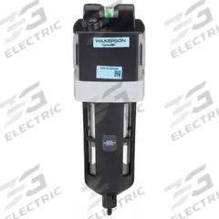 WILKERSON Coalescing Filter: Coalescing, 3/4 in NPT, 0.5 micron, 72 cfm, 150 psi Max Op Pressure (MPN M28-06-BK00B). Key specifications — attr110055: M28; attr110008: WILKERSON.