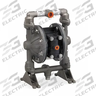 ARO Double Diaphragm Pump: 316 Stainless Steel Body, 1/2 in, NPT Connection - Stainless Steel Housing AODD Pumps