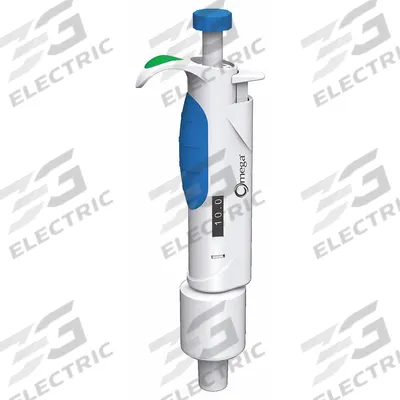 COLE PARMER Single-Channel Pipettor: 1 Channels, 5,000 ul Capacity - Max - Single Channel Pipetters