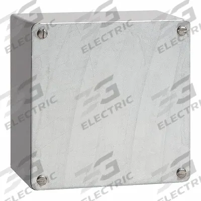 HOFFMAN Enclosure: Steel, 18 in x 18 in x 6 in, NEMA 12/3, Solid Cover - Steel Dust-Tight Enclosures