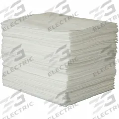 BRADY SPC ABSORBENTS Sorbent Pad: 42 oz Volume Absorbed Per Pad, Polypropylene, White, Bale, 100 PK (MPN ENV100). Key specifications — Brand: BRADY SPC ABSORBENTS; Material: Polypropylene.