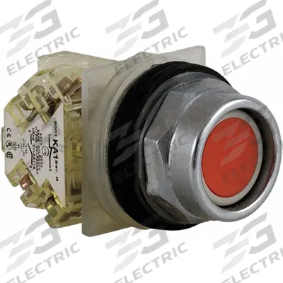SCHNEIDER Extended Push Button Operator: Non-Illuminated, Extended Profile, Metallic - Extended-Length Push Buttons