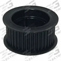 APPROVED VENDOR Timing Belt Pulley: Modified Curvilinear, Bushed, For GT Timing Belt Section, Steel (MPN 40-5P25-1108). Key specifications — Brand: APPROVED VENDOR; Finish: Black Oxide; For Belt Series: PowerGrip® GT®; For Bushing Size: 1108.