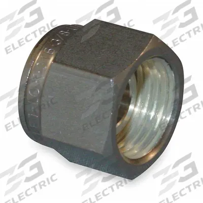 HAM-LET Compression Fitting Nut: 18 mm OD Fitting Size, Compression - Double-Ferrule Stainless Steel Fittings