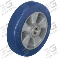 APPROVED VENDOR Caster Wheel: 4 7/8 in Wheel Dia., 2 1/8 in Wheel Wd, Polyurethane, Aluminum, Std (MPN ALBS 127/20K-BB0.5). Key specifications — Brand: APPROVED VENDOR; Wheel/Tread Color: Blue.