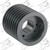 APPROVED VENDOR V-Belt Pulley: C90, 8 Groove, 9.4 in OD, Bushed Bore, F, For C/CX Belt Section (MPN 8C90F). Key specifications — Pulley Industry Number: C90; Pitch Diameter: 9 in (C); For Belt Section (broad, with similar types): C or CX.