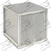 GRAINGER HEPA Air Filter: 12 in x 12 in x 12 in, 99.97% Filter Efficiency (MPN 6B617). Key specifications — Brand: GRAINGER; Frame or Header Material: Galvanized Steel.