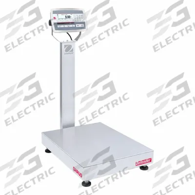 OHAUS Industrial Bench Scale: 18 in x 24 in, IP67/IP68, Column-Mounted - Bench Scales with Column-Mounted Indicator
