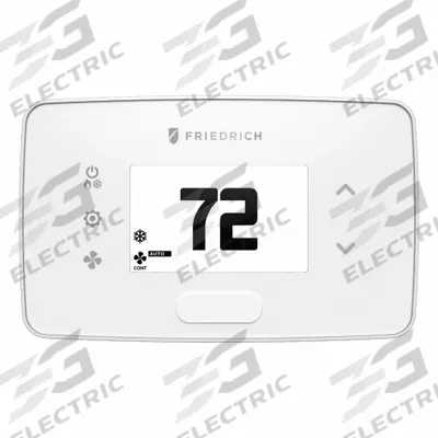 FRIEDRICH Thermostat: Thermostat, 1 in x 3 7/16 in x 5 9/16 in - Thermostats