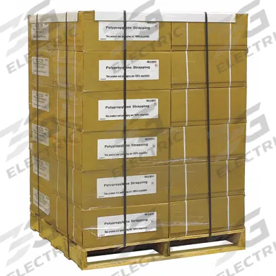 APPROVED VENDOR Plastic Strapping: 1/2 in Strapping Wd, 0.03 in Thick, 600 lb Break Strength - Machine-Grade Polypropylene Strapping