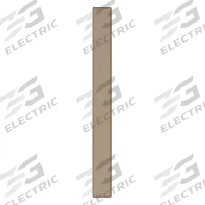 ASI GLOBAL PARTITIONS Partition Column: Steel, Smooth Semi Gloss, Dark Khaki, 70 in Ht, 7 in Wd - Pilasters for Bathroom Partitions