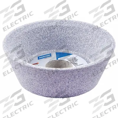 NORTON Flaring Cup Grinding Wheel: Type 11, 5" x 1 3/4" x 1 1/4", 32A46-KVBE - Grinding Wheels for Moderate-to-Heavy Grinding of Tool Steels