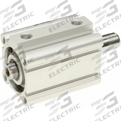 SMC Compact Cylinder: 40 mm Bore Dia, 50 mm Stroke Lg, Tapped Hole Mounting - Basic Mount Compact Cylinders