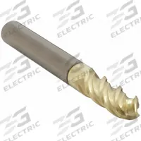 APPROVED VENDOR Ball End Mill: Carbide, ZrN Coated, 3 Flute, 5/16" Mill Dia, 13/16" LOC, 2-1/2" OAL (MPN 283-312822D)