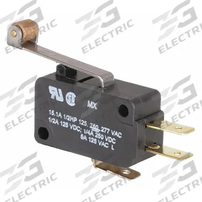 Honeywell Miniature Snap Action Switch: Roller Lever Actuator, 1NO/1NC - Roller-Lever Snap-Action Switches