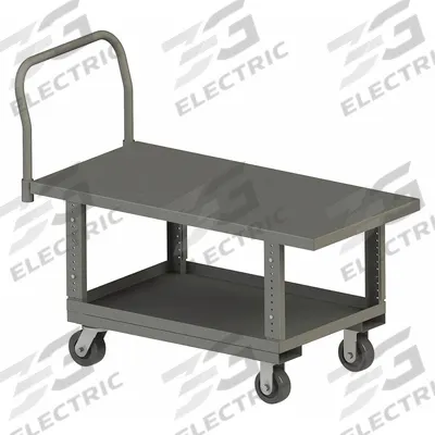 APPROVED VENDOR Platform Truck: 2,000 lb, 60 in L x 30 in W x 35 3/16 in H Deck, Solid - Work-Height Platform Trucks