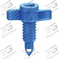 HYDRORAIN Saddle: 1/2" BL Nitro, ABS Plastic, 80 psi Max Working Pressure, 1.25 in Wd, 2.5 in Ht (MPN 02918). Key specifications — Connection: 1/2" BL Nitro; Material: ABS Plastic; Product Type: Saddle Tap.