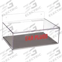 APPROVED VENDOR Ear Plug Dispenser: Empty Dispenser, 100 Pairs, Wall Dispenser Mounting (MPN 3TCN6). Key specifications — Material: High Impact PETG; Capacity - Pairs of Earplugs: 100 Pairs; Dispenser Mounting Style - MERCH: Wall; Lid Style: Hinged Lid; Brand: APPROVED VENDOR.