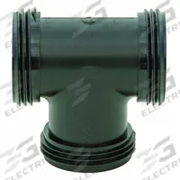 HYDRORAIN Manifold: 1" MIPT, PVC, 350 psi Max Working Pressure, 2.5 in Wd, 1.5 in Ht (MPN 03100). Key specifications — Connection: 1" MIPT; Material: PVC; Product Type: Manifold.
