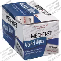 APPROVED VENDOR Topical Antiseptic Wipes: Wipes, Isopropyl Alcohol, 0.5 oz Size, 50 PK (MPN 22150). Key specifications — Format: Wipes; Product Type: Topical Antiseptic; Unit Package Type: Packet; Active Ingredient: Isopropyl Alcohol; Manufacturer Part Number: 22150; Unitized: Unitized; Concentration: 70%; Brand: APPROVED VENDOR.