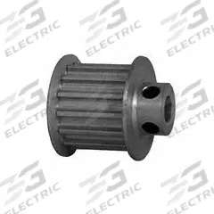DAYTON Timing Pulley: Curvilinear, Fixed, For 15 mm Belt Wd, 14 Teeth, 5 mm Pitch, Aluminum (MPN 14-5M15-6FA3). Key specifications — Brand: DAYTON; Finish: Clear Anodized; For Belt Series: Powerhouse®.