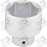WESTWARD Socket: Metric, 3/4 in Drive Size, 60 mm Socket Size, 6-Point, Std, Chrome, Socket (MPN 10E337). Key specifications — attr1204417: WESTWARD; attr1204392: Chrome.