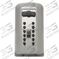 KIDDE Lock Box: Mechanical Combo Lock, 5 Key Capacity, 5 7/8 in Outside Ht, 3 1/4 in Outside Wd (MPN 2047). Key specifications — Finish: Powder Coated; Brand: KIDDE; Color: Titanium; Material: Stainless Steel; Lock Style: Mechanical Combination.
