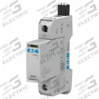 EATON Surge Protection Device: Single Phase, 240V AC, 1 Poles, 1 Wire + Ground Wires, L-G/L-N/N-G (MPN AGDN24010R). Key specifications — Voltage: 240V AC; Number of Wires: 1 Wire + Ground; Modes of Protection: N-G; Max. Continuing Operating Voltage: 240 V AC; Voltage Protection Rating: 1500V (L-G); Short Circuit Current Rating: 150 kA; Filtering: No; Includes: Alarm Contacts.