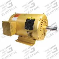 BALDOR General Purpose Motor: Rigid Base Mount, Open Drip Proof, 3 hp, 208-230/460V AC, 1,730 RPM (MPN EM3211TA). Key specifications — Brand: BALDOR; Nameplate Voltage @ 60 Hz: 208-230/460V AC; Full Load Current @ 60 Hz: 8.8/4.4 A; Nameplate RPM @ 60 Hz: 1,730 RPM; Motor Enclosure: ODP.