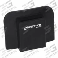 NIGHTSTICK Flashlight Mount: Silicon Rubber, Black, For Nightstick Flashlights (MPN NS-HMC9). Key specifications — Material: Silicon Rubber; Compatible with Brand: Nightstick; Product Type: Helmet/Head Mount; Compatible with Manufacturer Model Number: XPR-5561; Manufacturer Part Number: NS-HMC9; Brand: NIGHTSTICK; Includes: Alcohol Cleaning Pad.