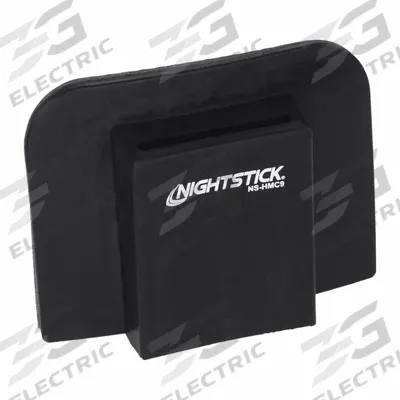 NIGHTSTICK Flashlight Mount: Silicon Rubber, Black - Helmet & Head Mounts