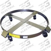 APPROVED VENDOR Drum Dolly: 900 lb Load Capacity, For 30 gal Container Capacity, Round, (4) Swivel (MPN 240192). Key specifications — Caster/Wheel Configuration: (4) Swivel; For Container Capacity: 30 gal; Deck Shape: Round; Brand: APPROVED VENDOR.