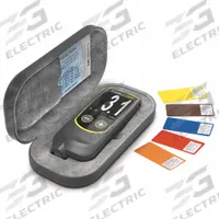 DEFELSKO Coating Thickness Gage: 40 mil Max Thick Measured, 0 mil Min Thick Measured, Digital, Steel (MPN POSITEST DFT COMBO). Key specifications — attr1002580: Digital; attr1002599: +/-0.1 mil + 3%; attr1002571: DEFELSKO; attr1002581: Wrist Strap.
