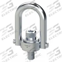 ADB HOIST RINGS Hoist Ring: Pivot/Swivel, Stainless Steel, M8-1.25, Max. 440 lb, Lifting/Pulling (MPN 29808). Key specifications — Brand: ADB HOIST RINGS; Thread Size: M8-1.25; Operation: Pulling.