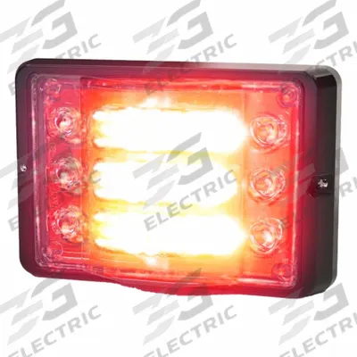 CODE 3 Warning Light: Emergency Vehicle Area Light, Blue/Red, Clear, LED - Emergency Vehicle Area Lighting
