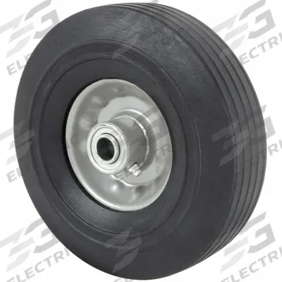 APPROVED VENDOR Solid Wheel: 8 in Wheel Dia., 2 13/32 in Wheel Wd, Rubber, 250 lb Load Capacity - Flat-Free Solid Rubber Wheels