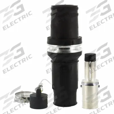 LEVITON Single Pole Inline: Male, Black, 1000V AC, 1,009 A, Crimp Tube Termination - Plugs with Crimp Tube Terminations