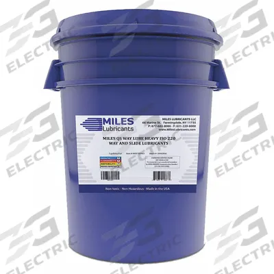MILES LUBRICANTS Way Oil: QS Way Lube Heavy, 5 gal - Vertical & Inclined Way Oils