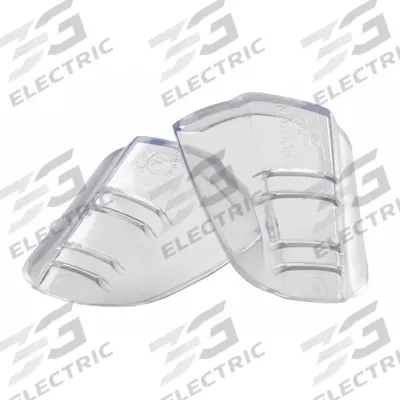 BOUTON OPTICAL Sideshield: Universal, Universal, Clear, Vinyl, Slip-On - Side Shields for Bouton Safety Glasses